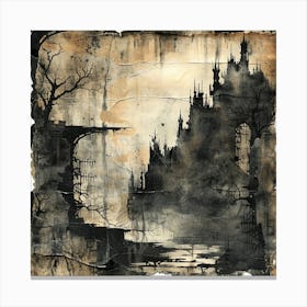 Castle In The Mist 1 Canvas Print