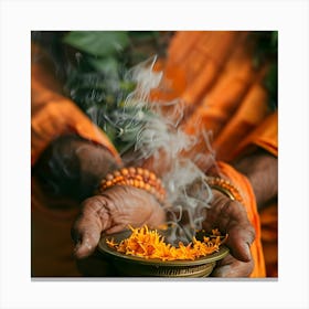 Hand Of A Hindu Canvas Print