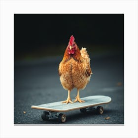 Asm Hen On A Skate Board B81df7b8 5b40 4dd3 A7fe 5ba9b536c146 Leinwandbild