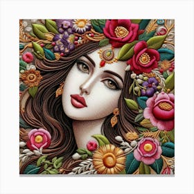 Flower Girl 1 Canvas Print