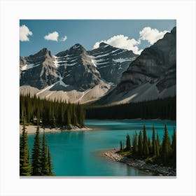 Lake Banff 1 Canvas Print