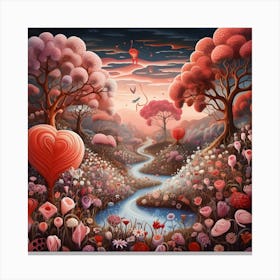 Surreal Love Garden By Csaba Fikker 25 Canvas Print