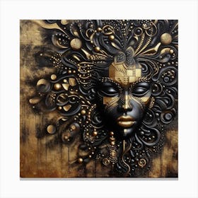 African Art Canvas Print