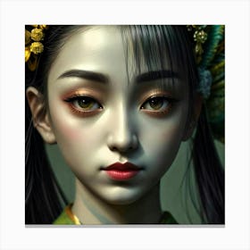 Japan Geisha Visual 21 Canvas Print