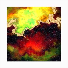 100 Nebulas in Space with Stars Abstract n.106 Canvas Print