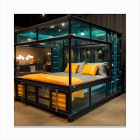 Container Bed Canvas Print