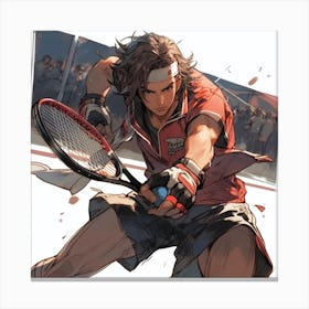 Tennis Player 1 Canvas Print