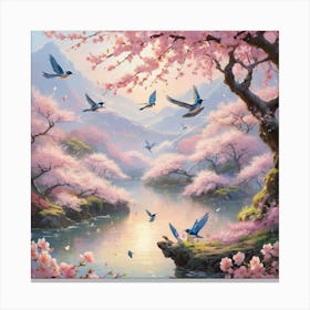 Cherry Blossoms 13 Canvas Print