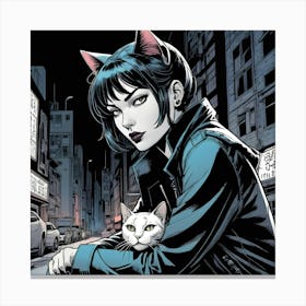 Catwoman Canvas Print