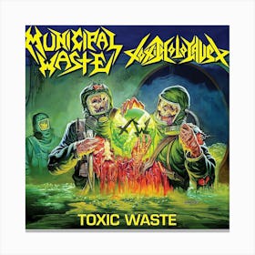 Municipal Waste Trash Metal 8 Canvas Print