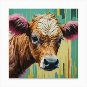 Cute Calf 3 Canvas Print