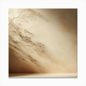 Shadow Of A Tree 2 Canvas Print