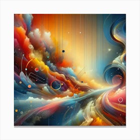 Abstract Painting Canvas Print