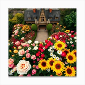 Garden In Bloom 1 Canvas Print