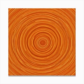 Abstract Orange Swirl Background Canvas Print