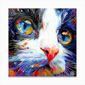 Kitty Kat - Cat Face Canvas Print