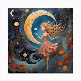 Dreams Of A Little Girl Canvas Print