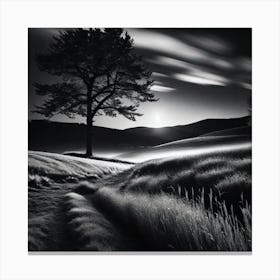 Black And White Photography 3 Canvas Print