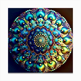 Fractal Mandala Canvas Print