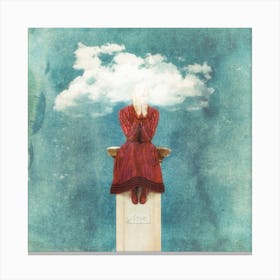 Love - Head in the Clouds Canvas Print