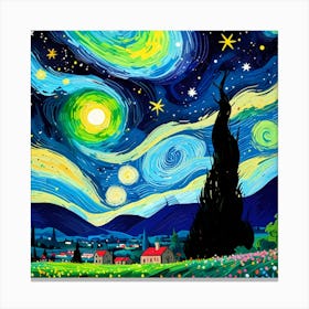 Starry Night 80 Canvas Print