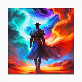 Man In A Hat 3 Canvas Print