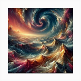 Psychedelic Painting Canvas Print