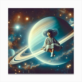 Saturn Carousel Canvas Print