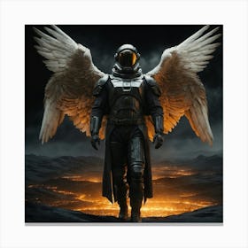 Default Astronaut Blade Runner Replicant Robot Angel Floating 0 1 Canvas Print