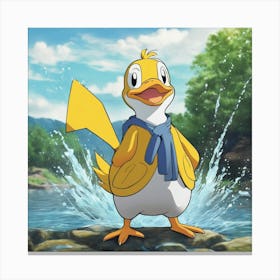 Pokemon Duck 1 Canvas Print
