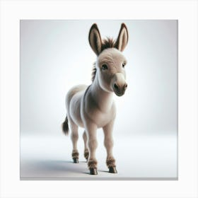 Donkey Stock Videos & Royalty-Free Footage 1 Canvas Print
