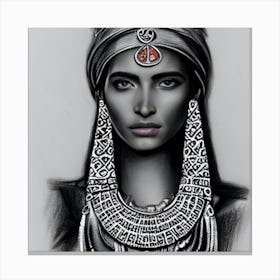 Egyptian Woman Canvas Print