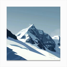 Swiss Mountains Canvas Print