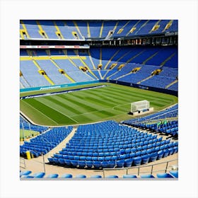 Soccer Stadium Canvas Print