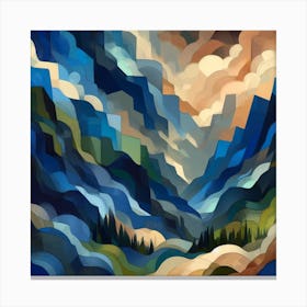 Blue Mountains Canvas Print