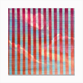 Striped Sky Canvas Print