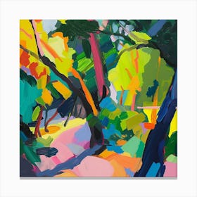 Abstract Park Collection St Stephens Green Dublin 1 Canvas Print