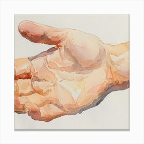 Hand Reaching Out Canvas Print