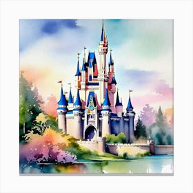 Cinderella Castle 52 Canvas Print