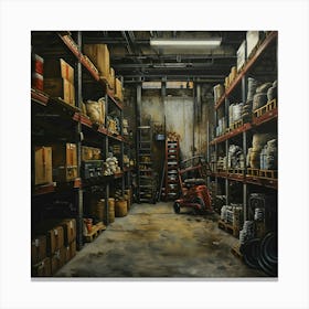 Warehouse Canvas Print