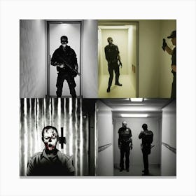 Zombie Police 2 2 Canvas Print