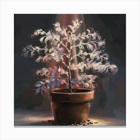 Tree In A Pot Canvas Print