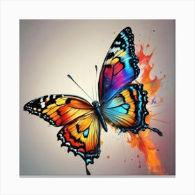 Colorful Butterfly 66 Canvas Print