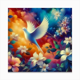 peace bird2 Canvas Print