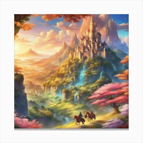 Fairytale Castle Canvas Print