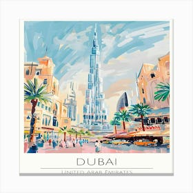 Dubai City Canvas Print