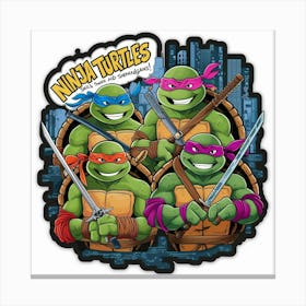 Teenage Mutant Ninja Turtles 4 Canvas Print