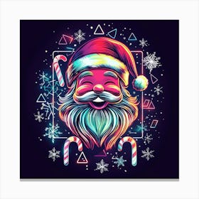 Santa Claus.Generated AI. Wall Art Print Canvas Print