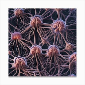 Neuronal Network Canvas Print