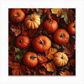 The Pumpkin Harvest 1 Canvas Print